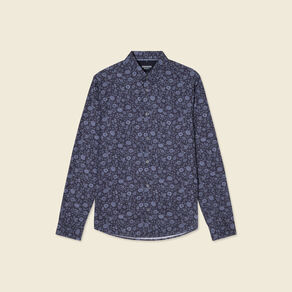 Chemise bleu marine homme