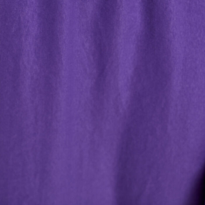 Jupe midi évasée satinée violet foncé femme