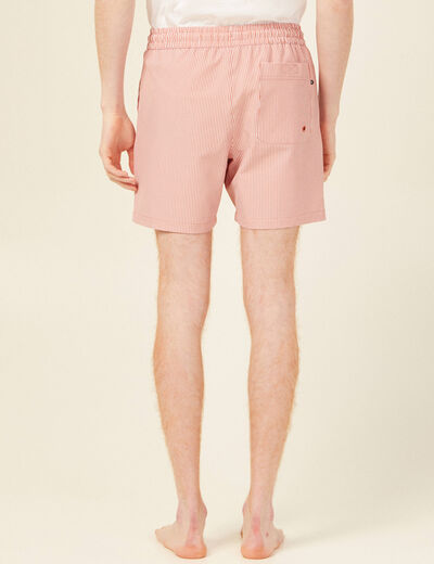 Short de bain marron cognac homme