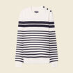 Pull éco-responsable ecru homme