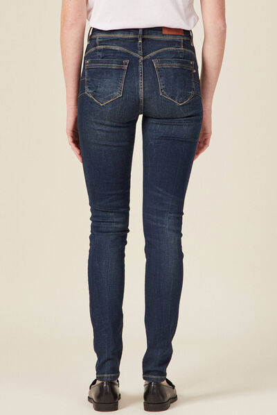Jeans Marylin - skinny push up denim brut femme