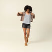Blouson boutonné camel femme