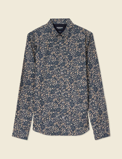 Chemise bleu marine homme