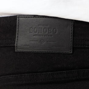 Jeans slim éco-responsable denim noir homme