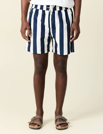 Short de bain bleu marine homme
