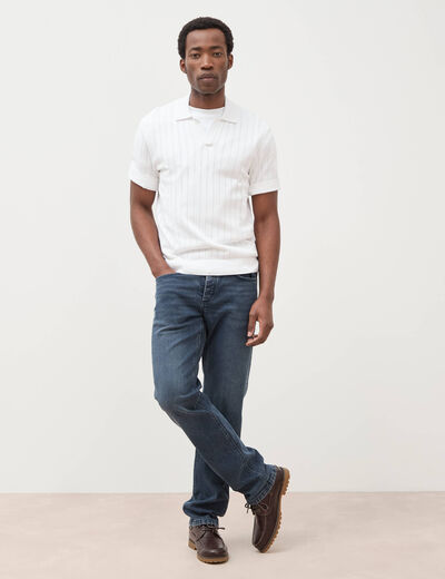 Jeans regular longueur 34 denim stone homme