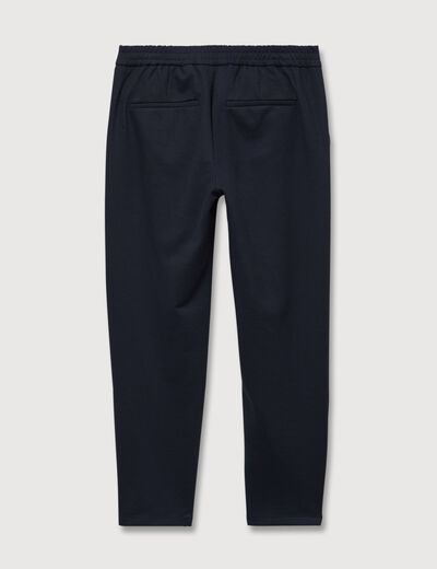 Pantalon droit longueur 32 bleu marine homme