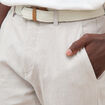 Chino coupe droite longueur 32 gris homme