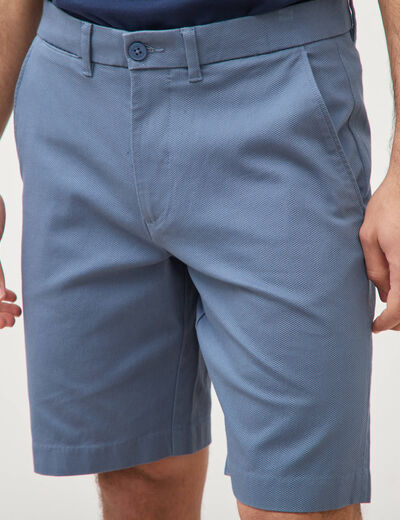 Bermuda bleu gris homme