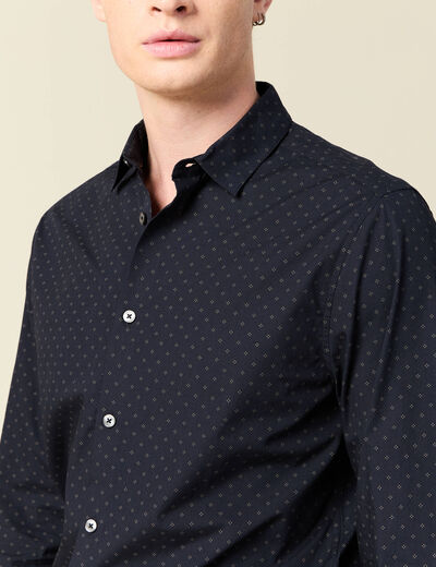 Chemise bleu homme