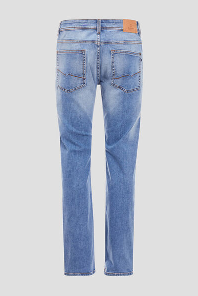 Jeans éco-responsable regular denim used homme
