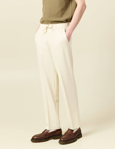 Pantalon ecru homme
