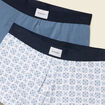 Pack de 2 boxers bleu foncé homme