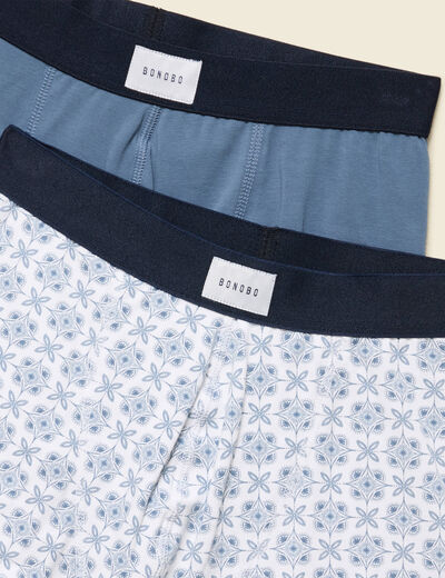 Pack de 2 boxers bleu foncé homme