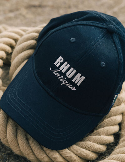 Casquette en coton bleu marine homme