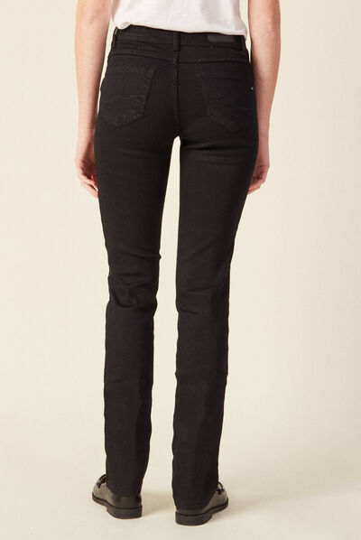 Jeans Fanny - regular denim noir femme