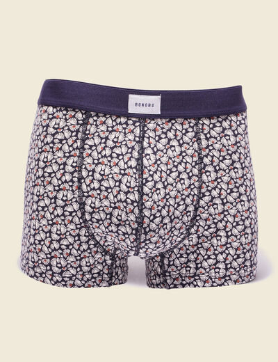 Lot 2 boxers marron cognac homme