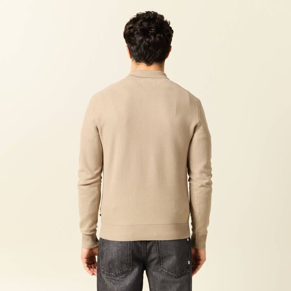 polo manches longues gris homme Polo manches longues gris homme