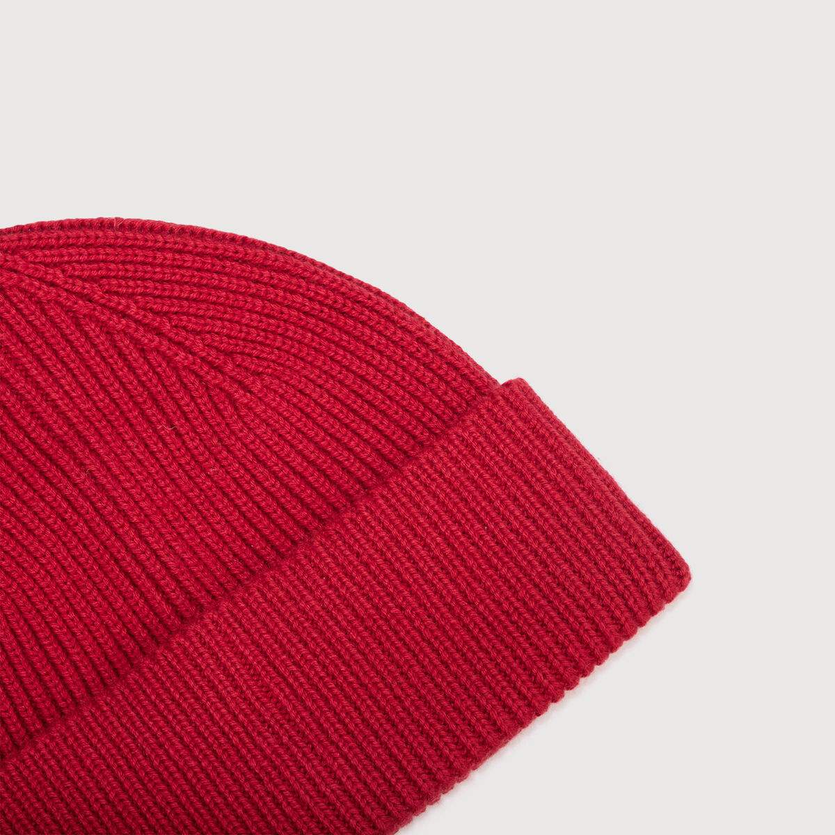Bonnet rouge fonc&eacute; homme