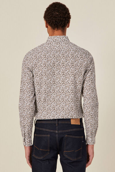 Chemise éco-responsable blanc homme
