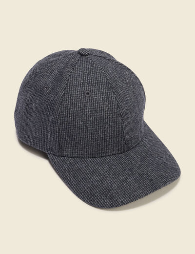 Casquette gris fonc&eacute; homme