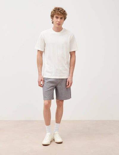 Bermuda gris fonc&eacute; homme