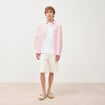 Bermuda en jean coton denim blanc homme