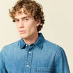 Chemise en jeans manches longues denim stone homme