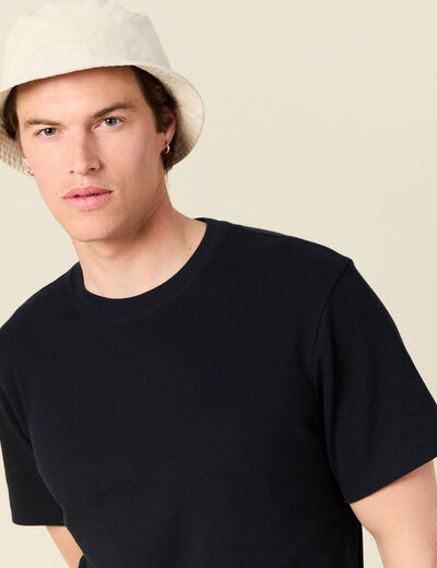 T-shirt manches courtes noir homme