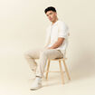 Pantalon chino sable homme