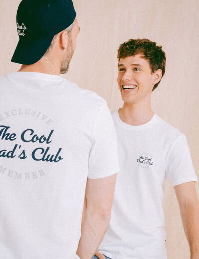 T-shirt manches courtes blanc homme