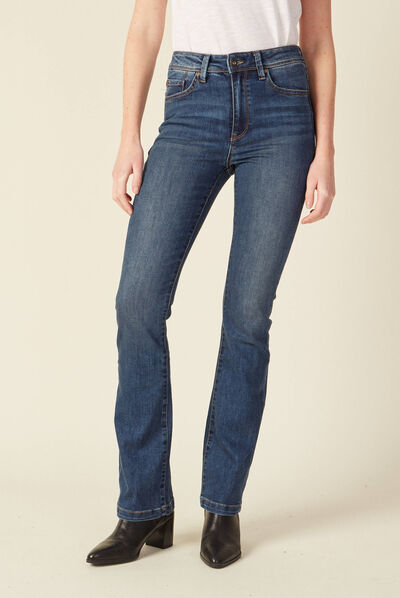Jeans Yoko - bootcut denim stone femme