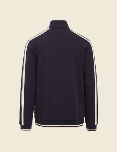 Sweat manches longues bleu marine homme