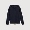 T-shirt &agrave; capuche bleu marine homme