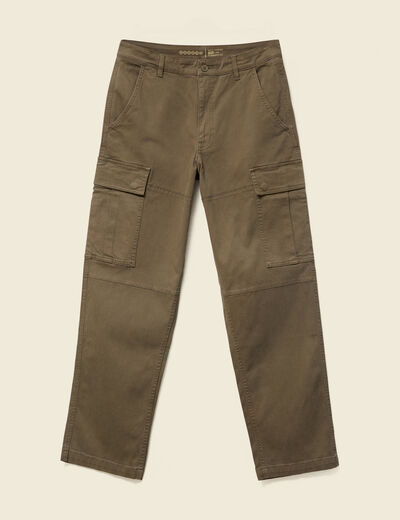 Cargo battle longueur 32 vert kaki homme