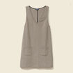 Robe sans manches noir femme