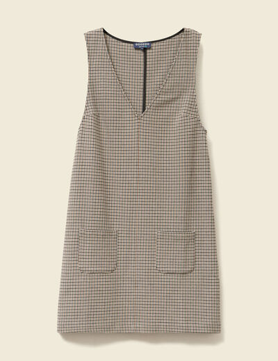 Robe sans manches noir femme