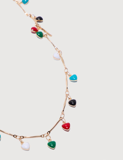 Collier multicolore femme