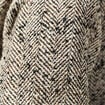 Manteau long oversize col montant gris fonc&eacute; femme