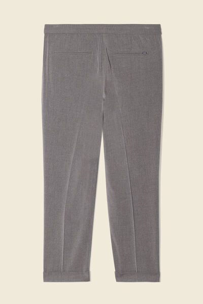 Pantalon chino jogger gris homme