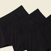 Lot de 3 boxers noir homme