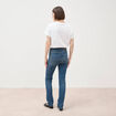 Jeans regular taille haute denim stone femme