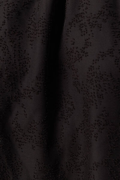Blouse manches longues noir femme