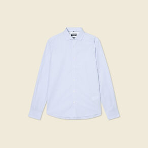 Chemise manches longues bleu ciel homme