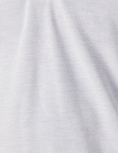 Polo manches courtes bleu clair homme