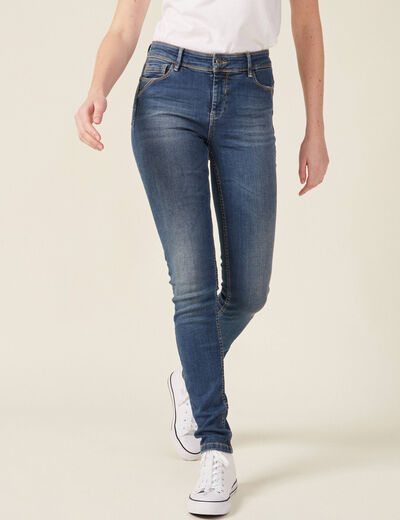 Jeans Marylin - skinny push up denim stone femme