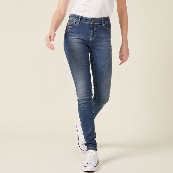 Jeans Marylin - skinny push up denim stone femme