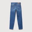 Jeans slim 7/8&egrave;me denim stone femme