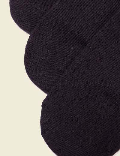 Lot 3 paires chaussettes noir homme
