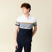 Polo manches courtes blanc homme